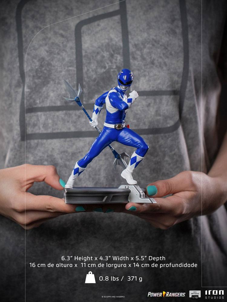 Power Rangers Estatua 1/10 BDS Art Scale Blue Ranger 16 cm