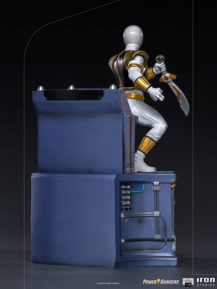 Power Rangers Estatua 1/10 BDS Art Scale White Ranger 22 cm