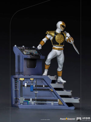 Power Rangers Estatua 1/10 BDS Art Scale White Ranger 22 cm