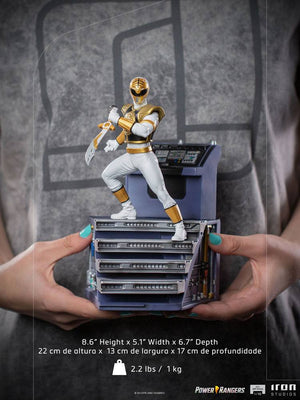 Power Rangers Estatua 1/10 BDS Art Scale White Ranger 22 cm