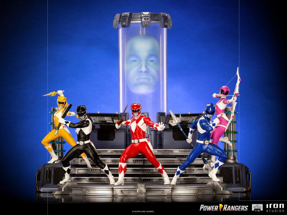 Power Rangers Estatua 1/10 BDS Art Scale Diorama Pack 5 Power Rangers Principales + Zordon