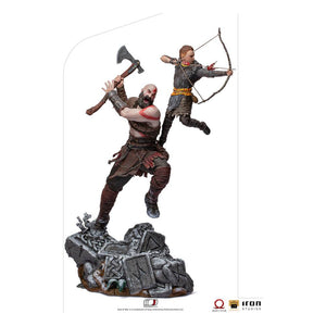 God of War Estatua 1/10 BDS Art Scale Kratos & Atreus 34 cm