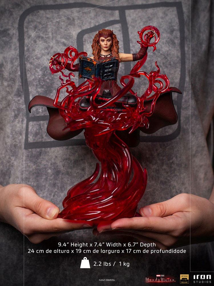 WandaVision Estatua 1/10 Deluxe Art Scale Scarlet Witch 24 cm