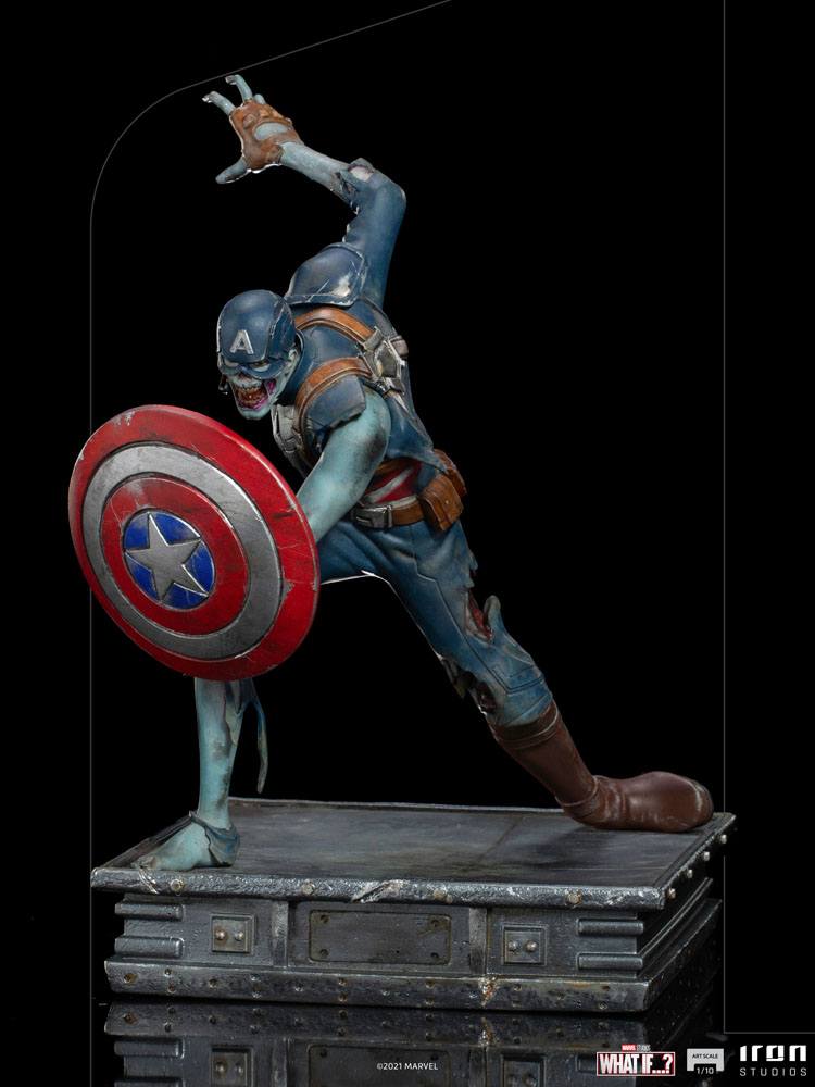 What If...? Estatua 1/10 Art Scale Captain America Zombie 22 cm