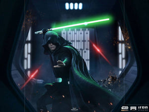 Star Wars The Mandalorian Estatua 1/10 BDS Art Scale Luke Skywalker Combat Version 24 cm