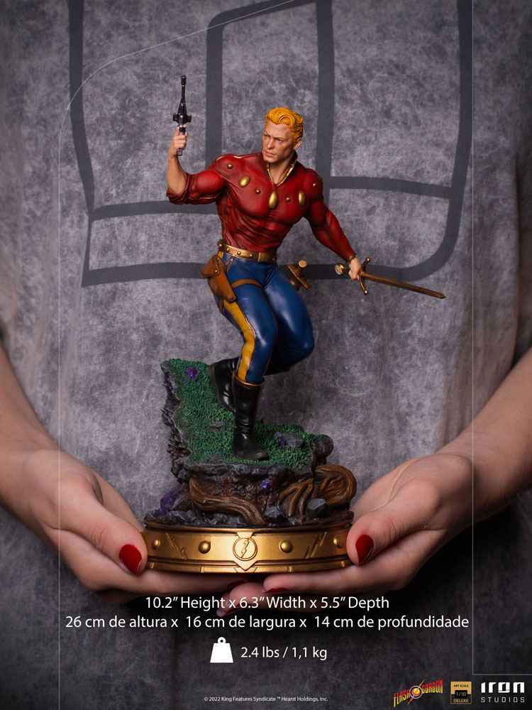Flash Gordon Estatua 1/10 Deluxe Art Scale Flash Gordon 26 cm
