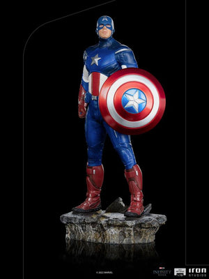 The Infinity Saga Estatua BDS Art Scale 1/10 Captain America Battle of NY 23 cm