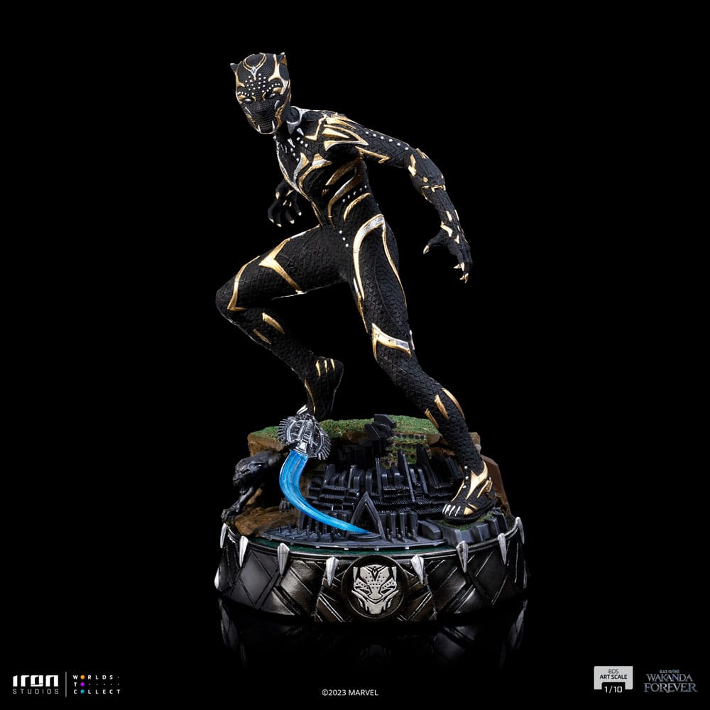Iron Studios Marvel Estatua Art Scale 1/10 Wakanda Forever Black Panther 21 cm