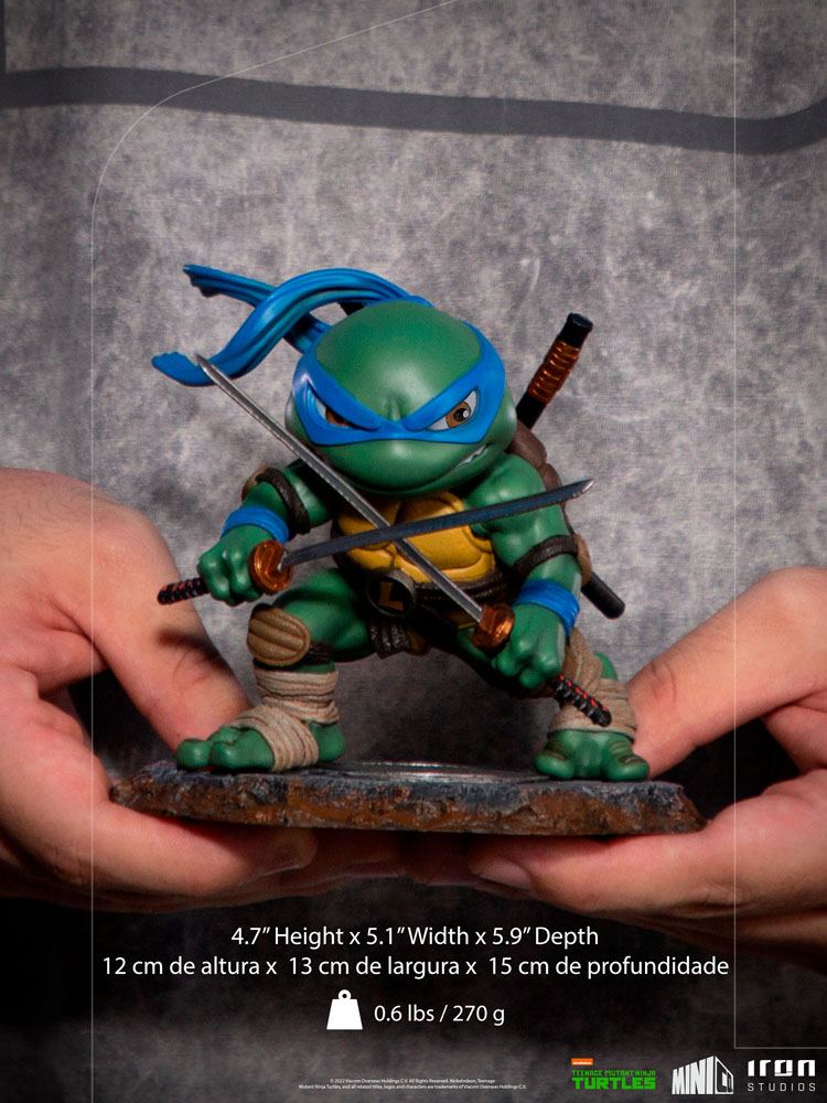 Tortugas Ninja Minifigura Mini Co. PVC Leonardo 12 cm