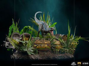 Jurassic World Fallen Kingdom Estatua 1/10 Deluxe Art Scale Blue 24 cm