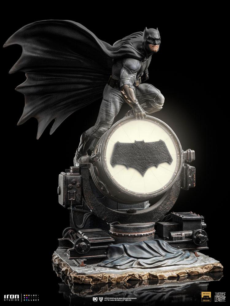 Zack Snyder's Justice League Estatua 1/10 Deluxe Art Scale Batman on Batsignal 28 cm