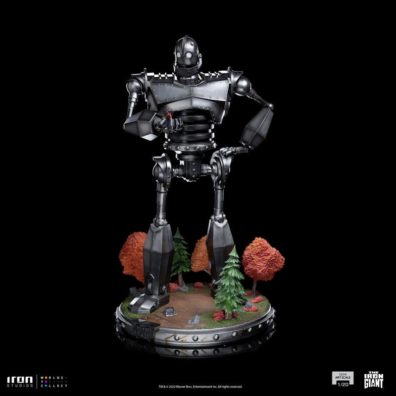 Iron Studios El Gigante De Hierro Estatua 1/20 Demi Art Scale Iron Giant & Hogarth Hughes 60 cm