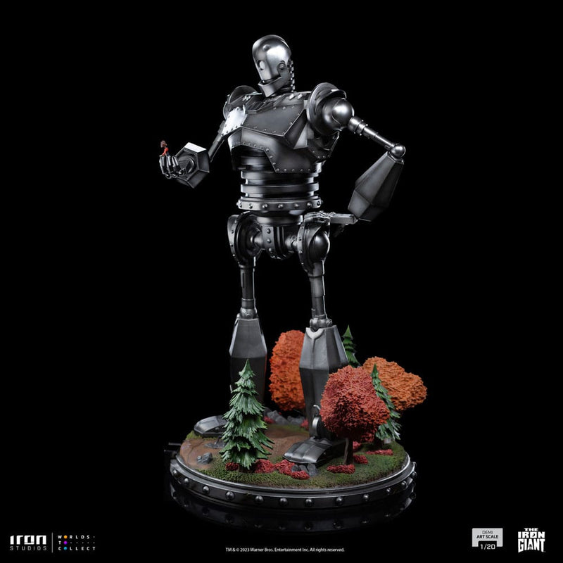 Iron Studios El Gigante De Hierro Estatua 1/20 Demi Art Scale Iron Giant & Hogarth Hughes 60 cm