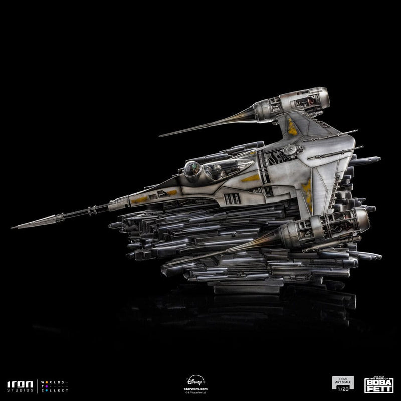 Iron Studios El Libro De Boba Fett Estatua 1/20 Demi Art Scale Mando's N-1 Starfighter 60 cm