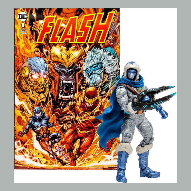 McFarlane DC Direct Figura & Cómic Captain Cold Variant (Gold Label) (The Flash) 18 cm