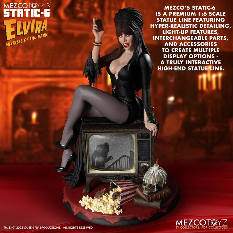 Elvira Mistress of the Dark Estatua 1/6 PVC Static-6 Elvira 42 cm