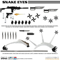 G.I. Joe Figura 1/12 Snake Eyes Deluxe Edition 17 cm