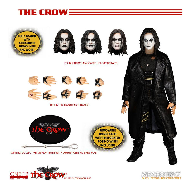 The Crow Figura 1/12 Eric Draven 17 cm