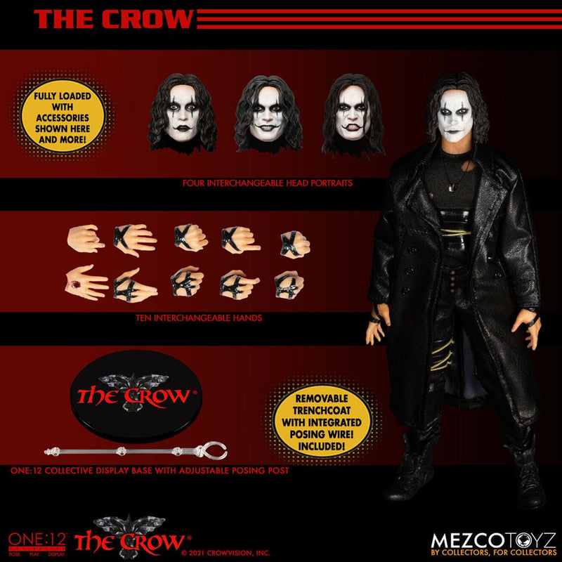 The Crow Figura 1/12 Eric Draven 17 cm