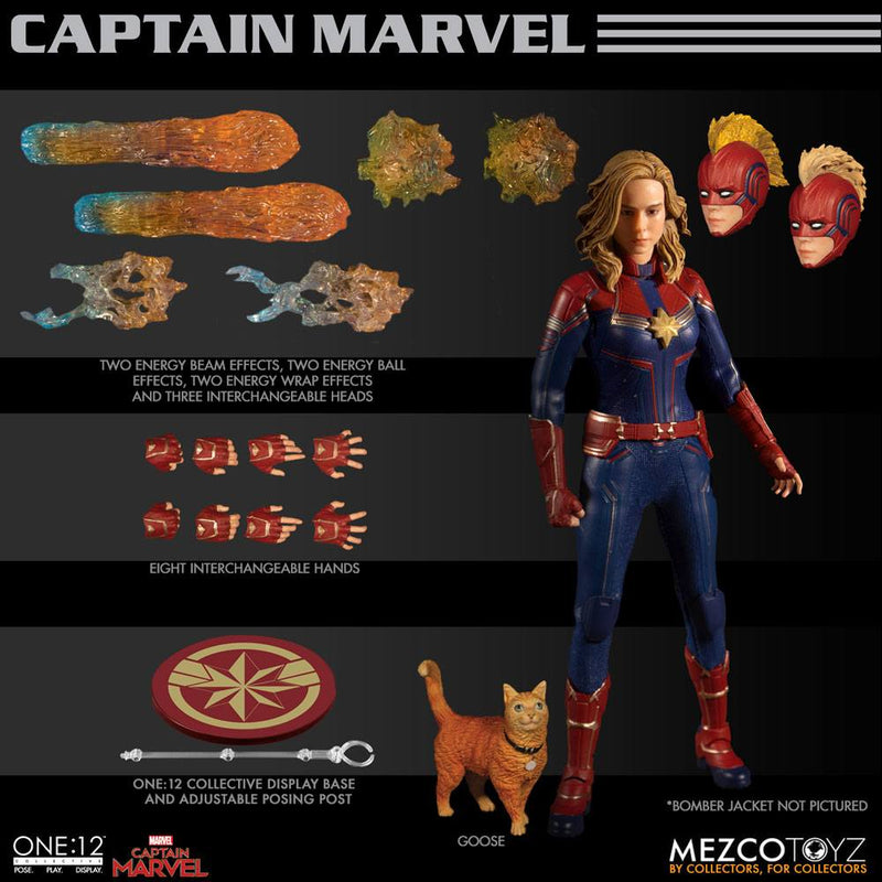 Captain Marvel Figura 1/12 Captain Marvel 16 cm