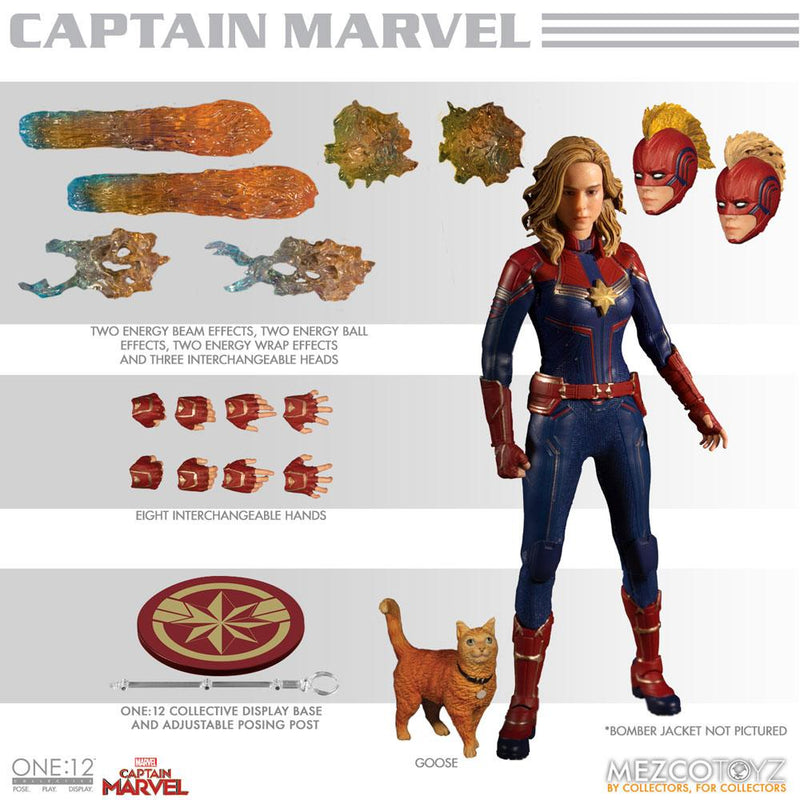 Captain Marvel Figura 1/12 Captain Marvel 16 cm
