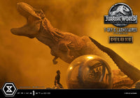 Jurassic World: Fallen Kingdom Estatua 1/15 T-Rex & Carnotaurus Deluxe Version 90 cm