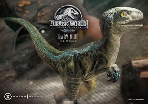 Jurassic World: Fallen Kingdom Estatua Prime Collectibles 1/2 Baby Blue 34 cm