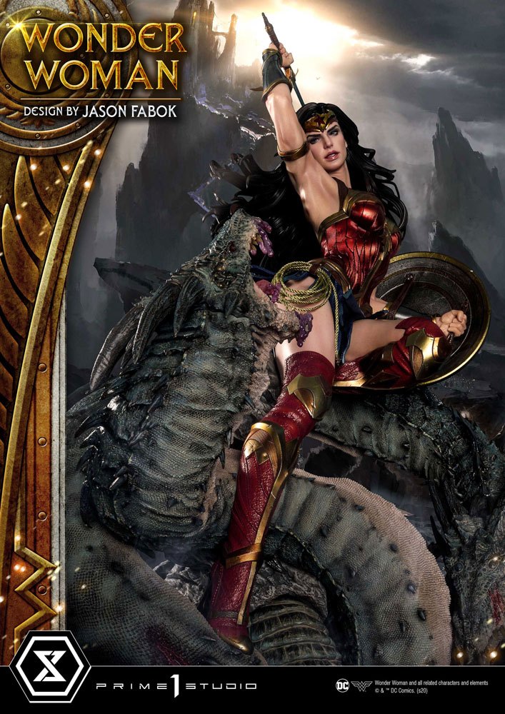 Wonder Woman Estatua 1/3 Wonder Woman vs. Hydra 81 cm
