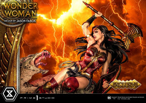 Wonder Woman Estatua 1/3 Wonder Woman vs. Hydra Exclusive Bonus Version 81 cm