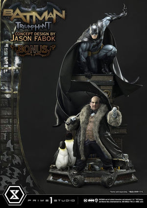 DC Comics Estatua Museum Masterline 1/3 Batman Triumphant (Concept Design By Jason Fabok) Bonus Version 119 cm
