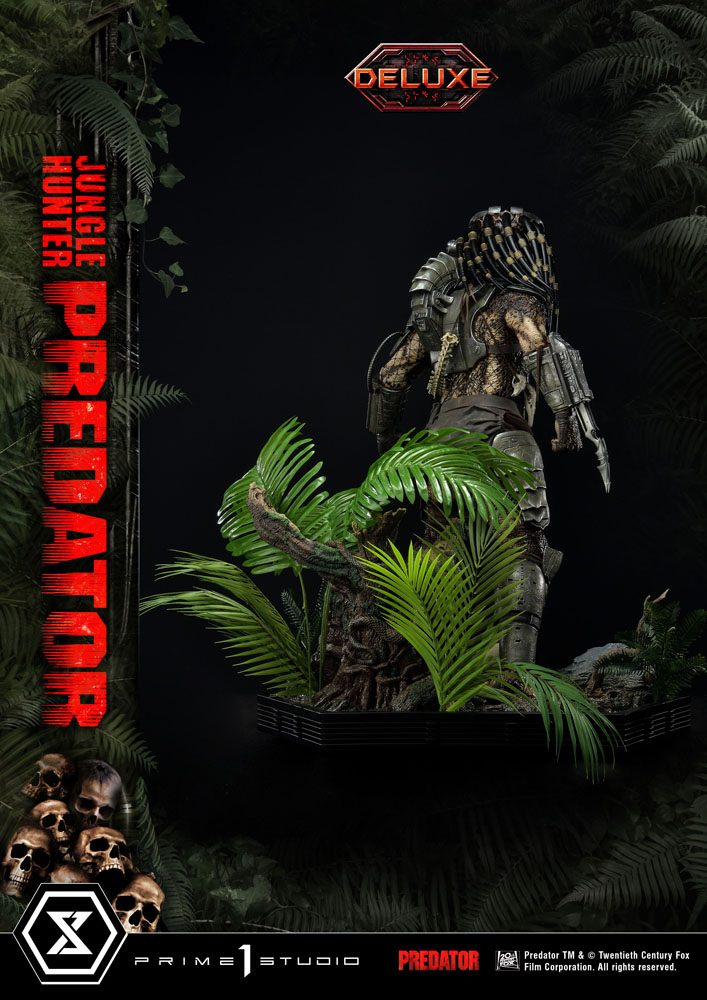 Predator Estatua Museum Masterline 1/3 Jungle Hunter Predator Deluxe Bonus Version 90 cm