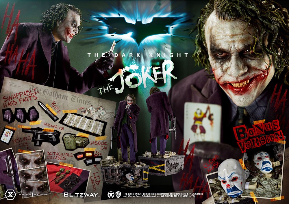 The Dark Knight Estatua 1/3 The Joker Bonus Version 72 cm – Toys And Roll