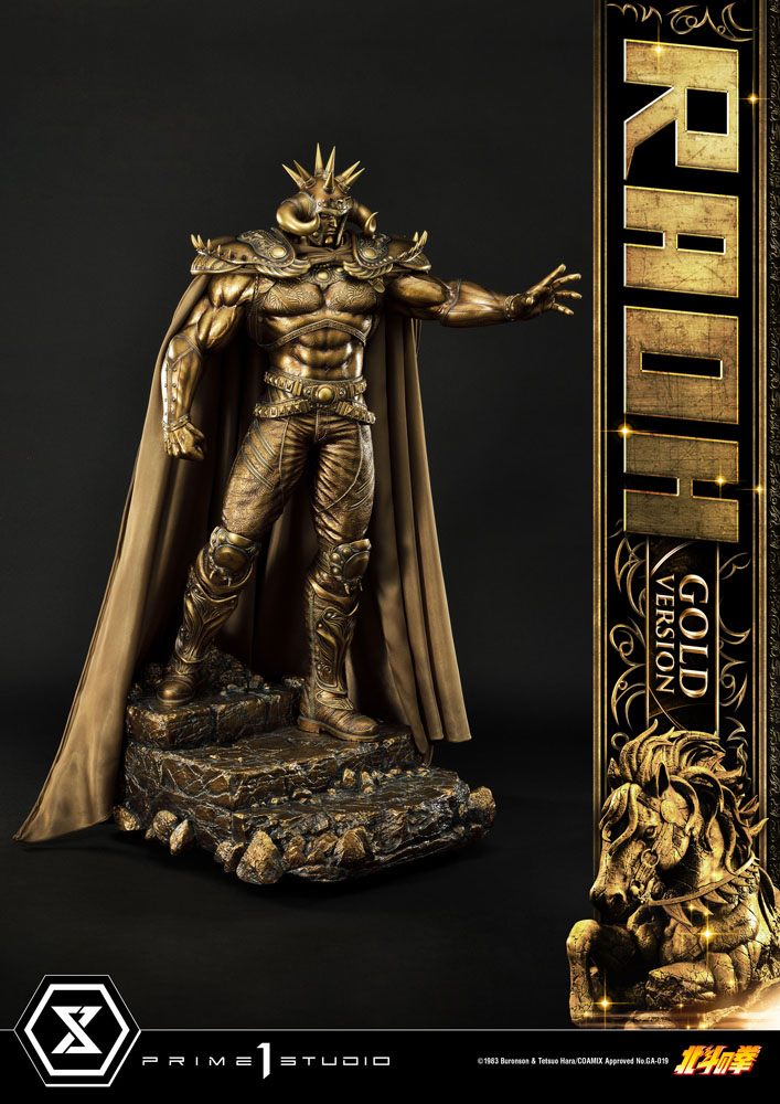 Fist of the North Star Estatua 1/4 Raoh Gold Version 78 cm