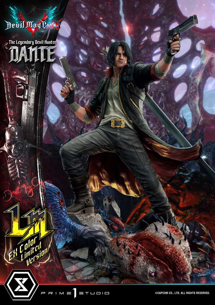 Devil May Cry 5 Estatua 1/4 Dante Exclusive Version 77 cm