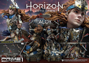 Horizon Zero Dawn Estatua 1/4 Aloy Exclusive Version Shield Weaver Armor Set 70 cm