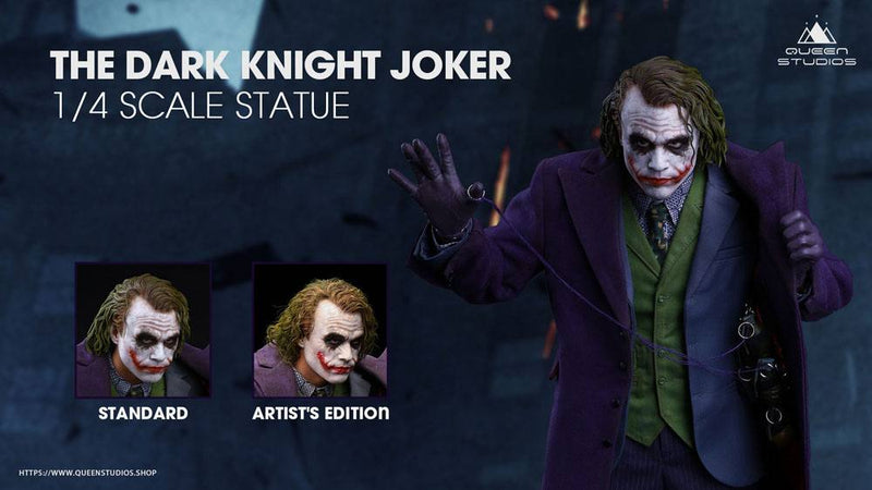 Queen Studios 1/4 The Dark Knight Joker Heath Ledger Regular Edition
