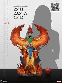 Marvel Maquette Phoenix and Jean Grey 66 cm