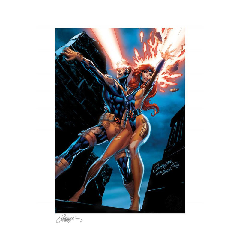 Marvel Comics Litografia Uncanny X-Men: Cyclops and Jean Grey 46 x 61 cm - enmarcado