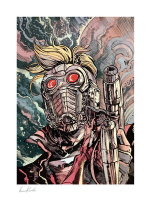 Marvel Litografia Star-Lord 46 x 61 cm - enmarcado