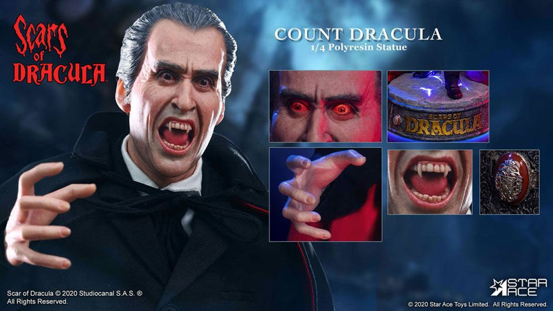 Las Cicatrices De Drácula Estatua 1/4 Count Dracula 2.0 DX Version 53 cm