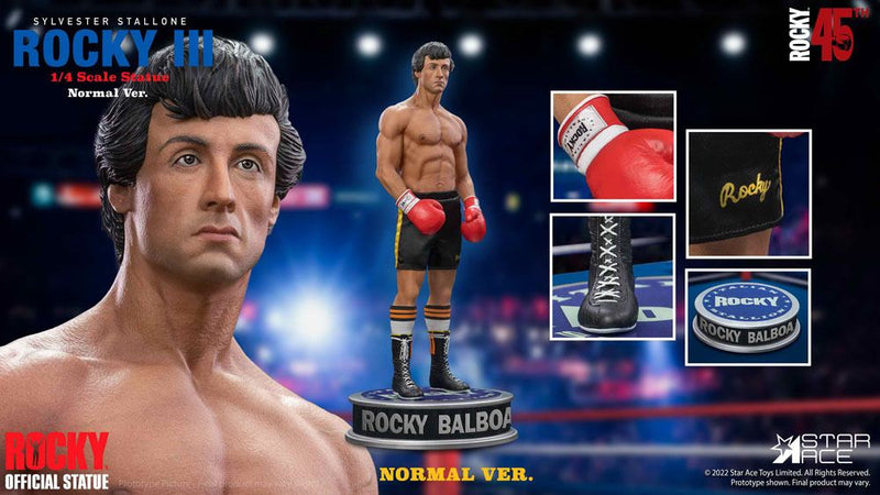 Rocky III Estatua 1/4 Rocky Balboa 46 cm