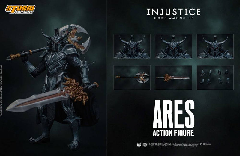 Injustice: Gods Among Us Figura 1/12 Ares 24 cm