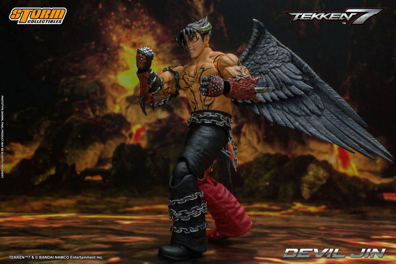 Tekken 7 Figura 1/12 Devil Jin 18 cm