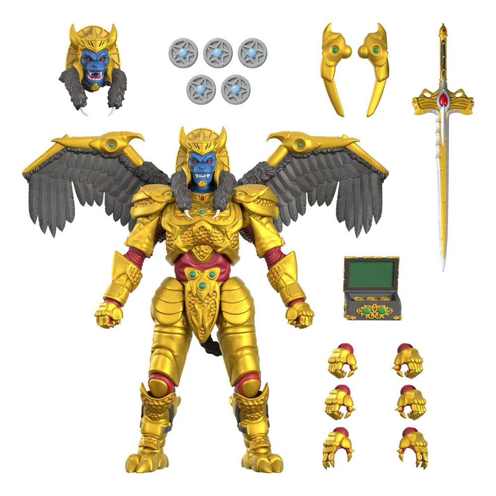 Mighty Morphin Power Rangers Galácticos Figura Ultimates Goldar 20 cm