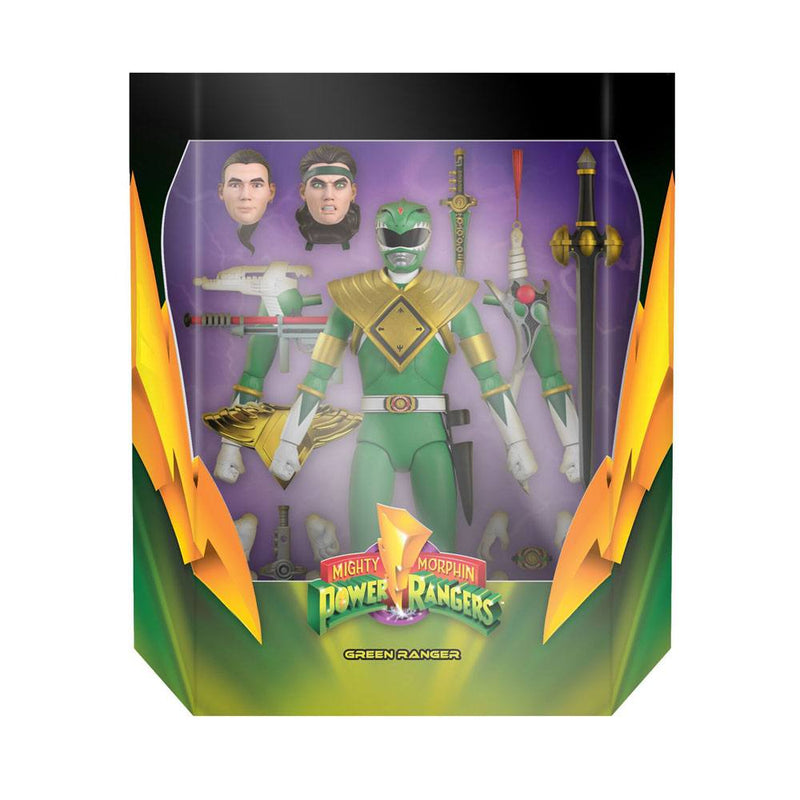 Mighty Morphin Power Rangers Galácticos Figura Ultimates Green Ranger 18 cm