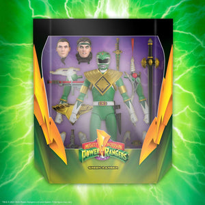 Mighty Morphin Power Rangers Galácticos Figura Ultimates Green Ranger 18 cm