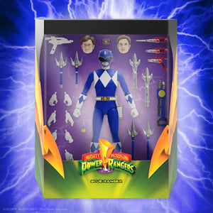 Mighty Morphin Power Rangers Galácticos Figura Ultimates Blue Ranger 18 cm