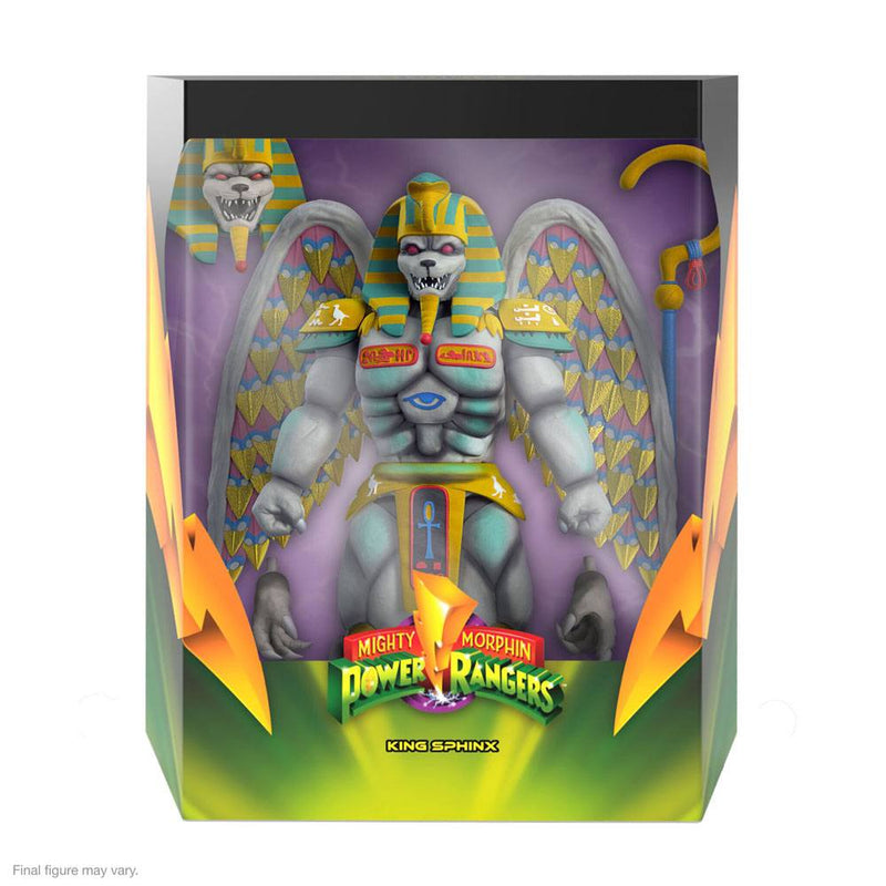 Mighty Morphin Power Rangers Galácticos Figura Ultimates King Sphinx 20 cm