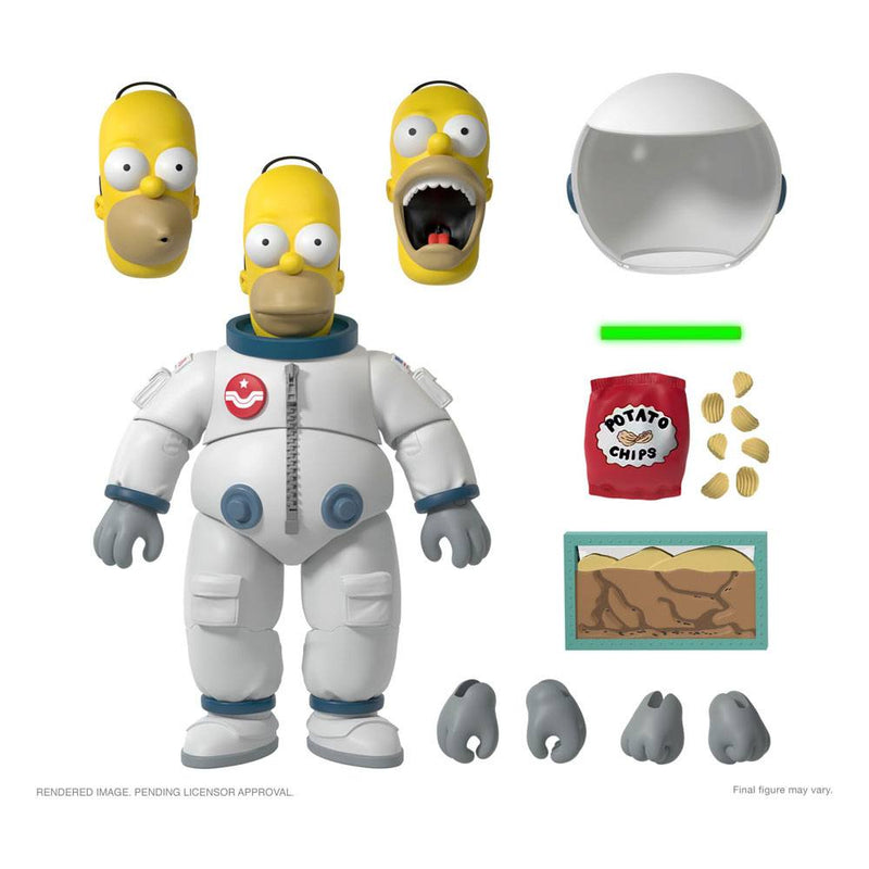 Los Simpson Figura Ultimates Deep Space Homer 18 cm
