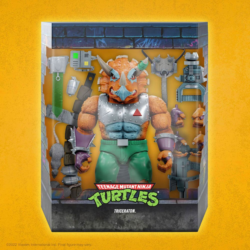Tortugas Ninja Figura Ultimates Triceraton 20 cm
